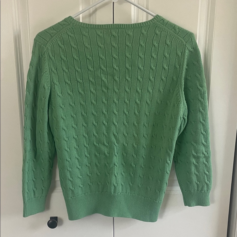 LOFT Vibrant Green Cardigan - Picture 4 of 4